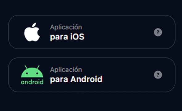 Apps para iOS y Android